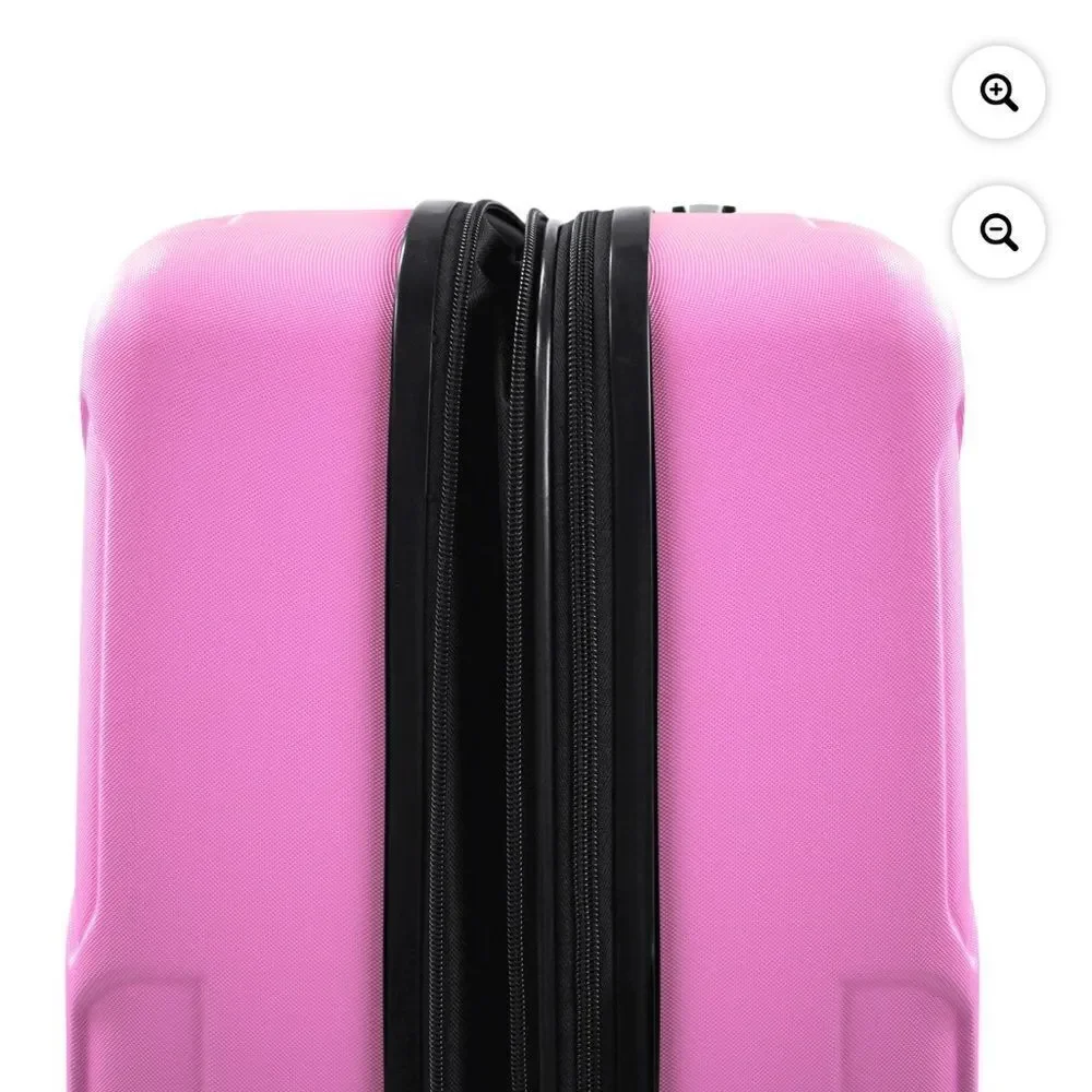 AMKA Honeycomb 20 in. Carry-On Expandable Spinner Suitcase luggage pink